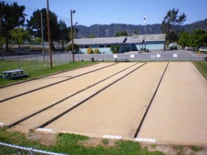 Bocce ball court